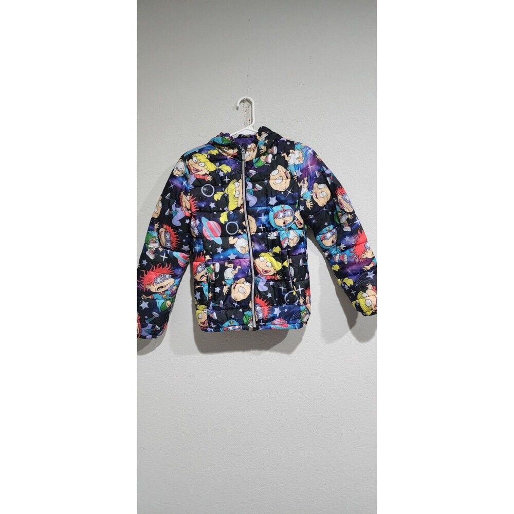 Nickelodeon Rugrats In Space Puffer Jacket with Hood Kids Size 14/16